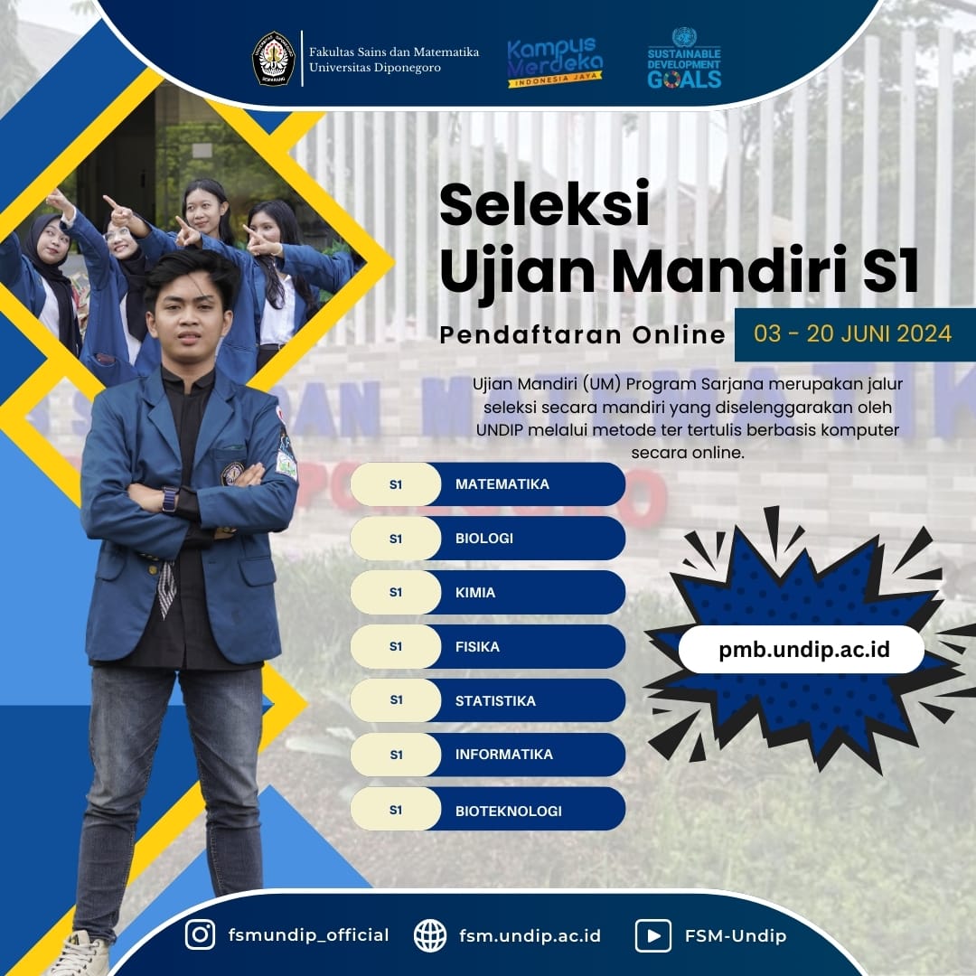 Bergabunglah Dengan Program Sarjana Melalui Seleksi Ujian Mandiri UM