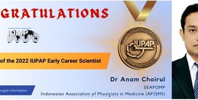 Great!!!, Dr. Choirul Anam UNDIP Scientist Won IUPAP Early Career Scientist Prize 2022