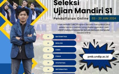 Bergabunglah dengan Program Sarjana melalui Seleksi Ujian Mandiri (UM) Universitas Diponegoro!