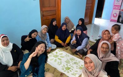 Luar Biasa! Mahasiswa KKN TIM II UNDIP Hadirkan Pesona Alam Sunggingan di Kain Lewat Workshop Ecoprinting