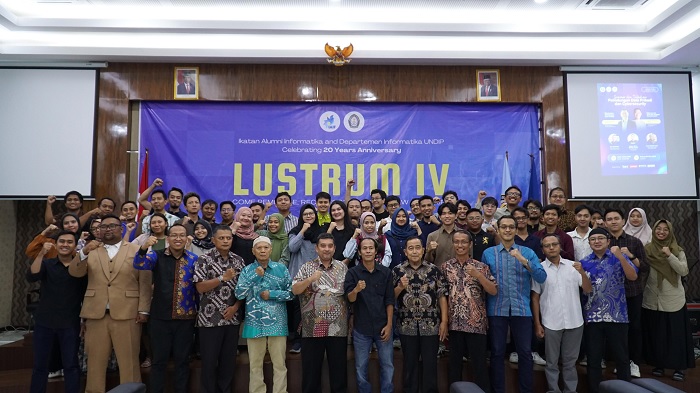 Lustrum IV Informatika Undip: Seminar dan Talkshow Pelindungan Data Pribadi dan Cybersecurity Sukses Digelar