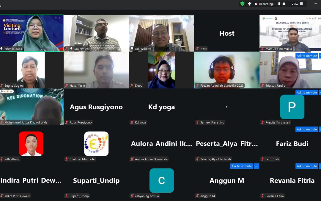 Department of Statistics, FSM UNDIP Strengthens Global Network through Visiting Professor Program with Curtin University