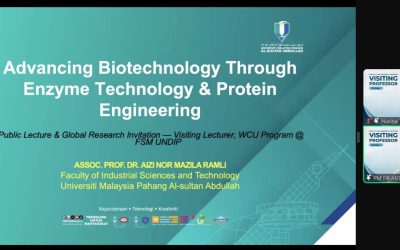 UNDIP Biotechnology Study Program Hosts Online Visiting Professor from Universiti Malaysia Pahang